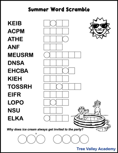 Word Scrambles .